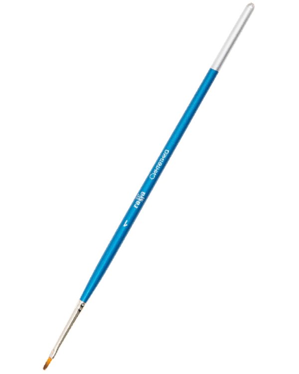 Кисть "Синтетика", плоская, №01