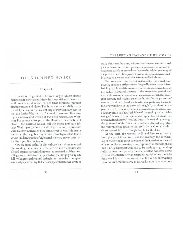 The Lurking Fear and Other Stories