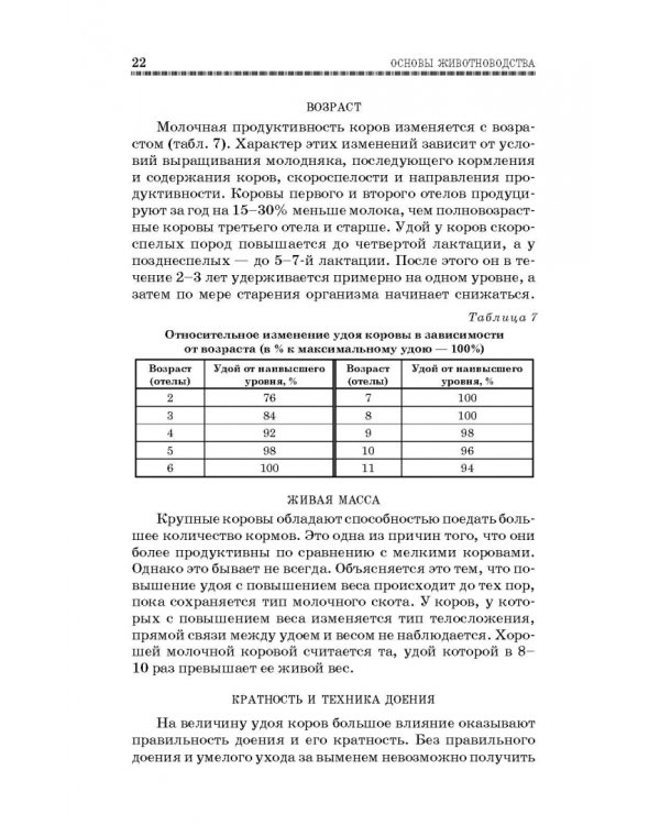 Основы животноводства. Учебник