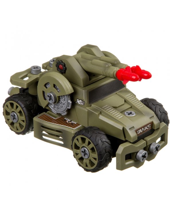 Машинка-конструктор с отверткой. Миномет