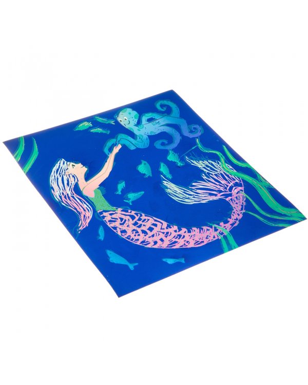 Гравюра цветная. Волшебный подводный мир!