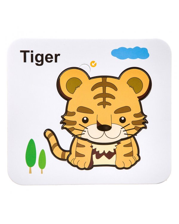 Многоразовая водная раскраска-пазл. Тигр