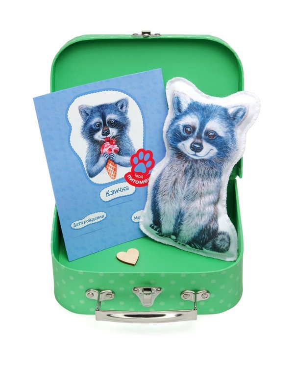 Сшей игрушку. Енотик