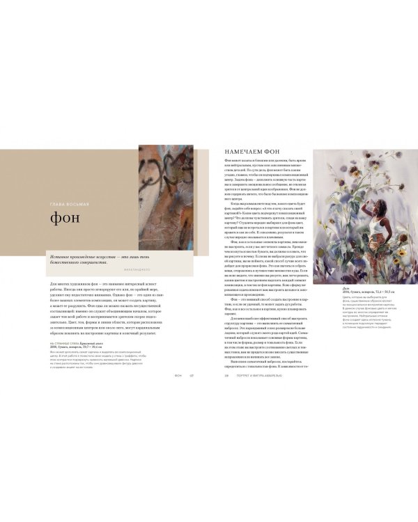 Портрет и фигура акварелью