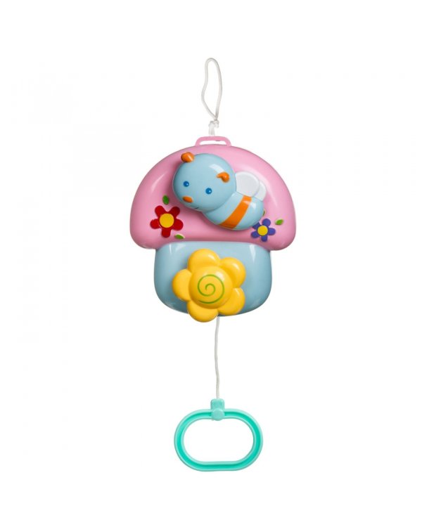 Музыкальная подвеска. Пчелка на грибочке