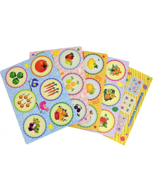 Мягкий развивающий набор "Забавная путаница. Во саду ли, в огороде": Логика. Речь, мышление, счёт. 10 развивающих игр. 24 картинки