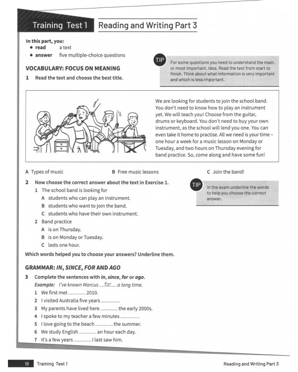 Cambridge. Key for Schools Trainer 1. Six Practice Tests without Answers + Audio