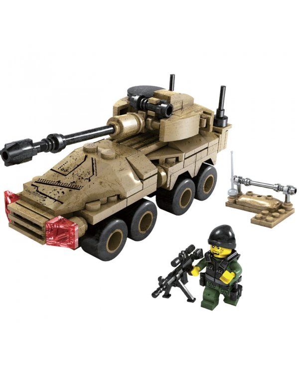 Конструктор. Военный Десант. Танк, 119 деталей