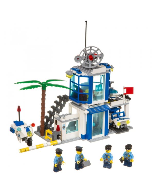 Конструктор. Полицейский патруль. Полицейский участок, 365 деталей