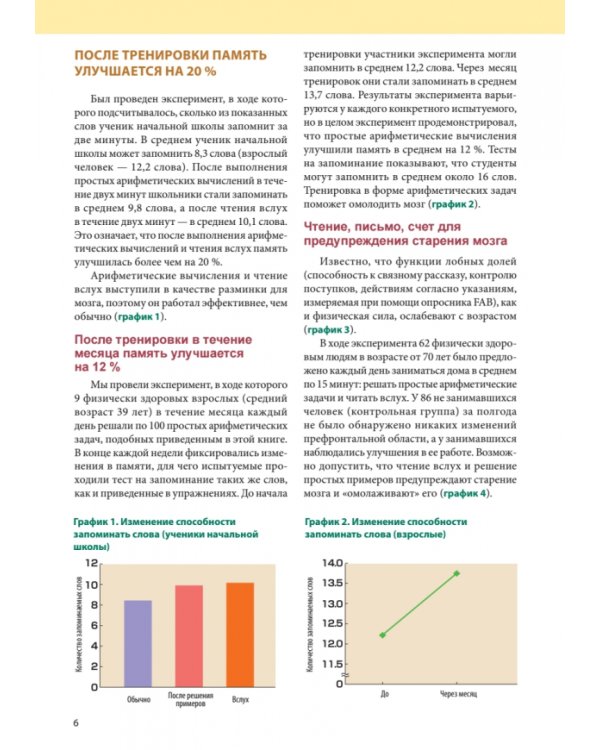 Память. Упражнения и задания по японской системе развития мозга