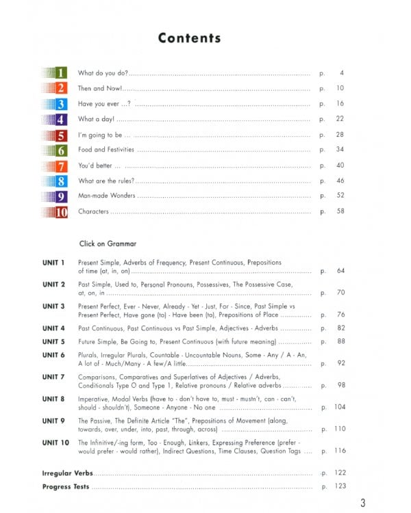 Click On 2. Workbook. Elementary. Рабочая тетрадь