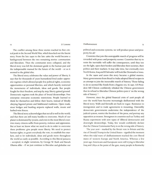 21 Lessons for the 21st Century