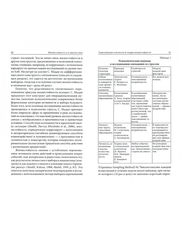 Жизнестойкость и ее диагностика