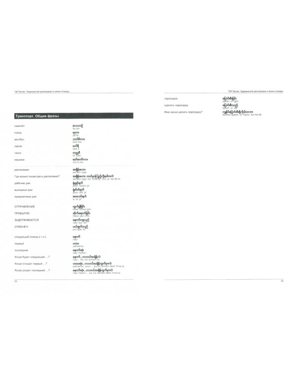 Бирманский язык. Разговорник. Самые нужные фразы. Мини-словарь. 250 слов