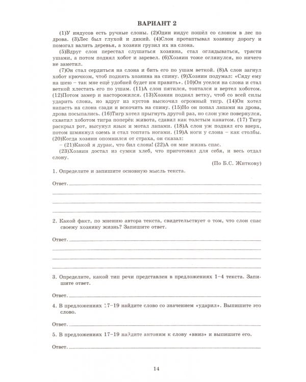 Русский язык. 5-6 классы. Практикум по анализу текста. Готовимся к Всероссийской проверочной работе