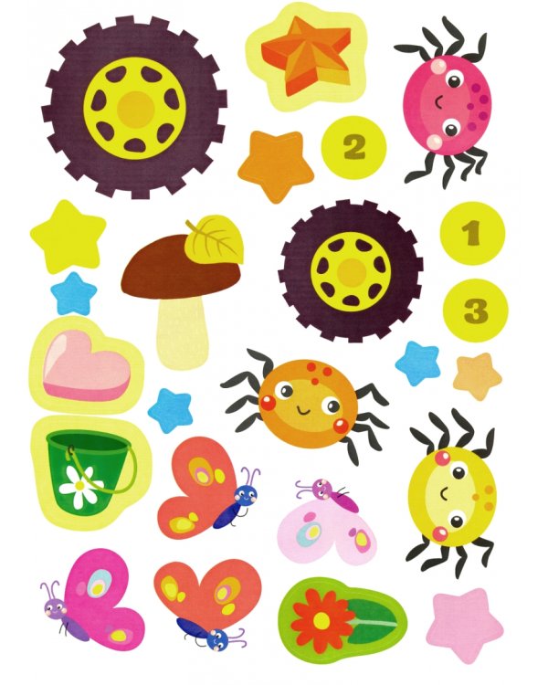 Многоразовые наклейки. От точки к точке. Выпуск 8