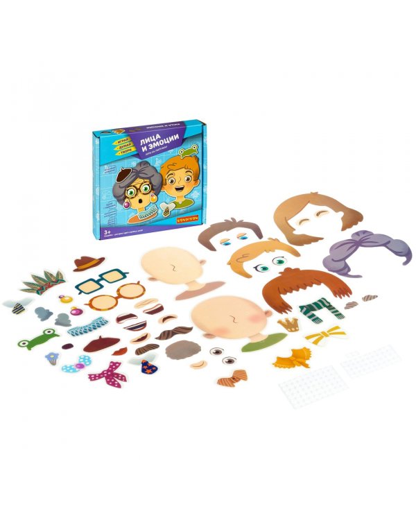 Игры на липучках. Лица и эмоции