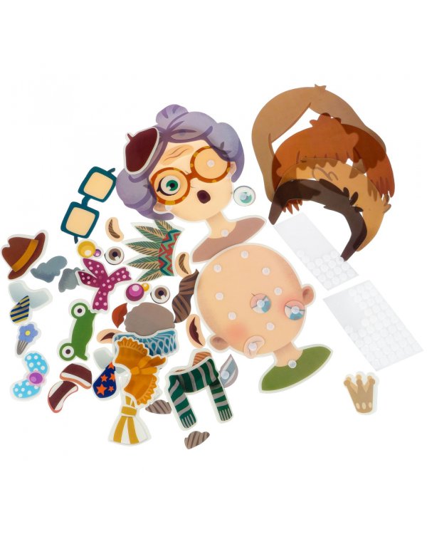 Игры на липучках. Лица и эмоции