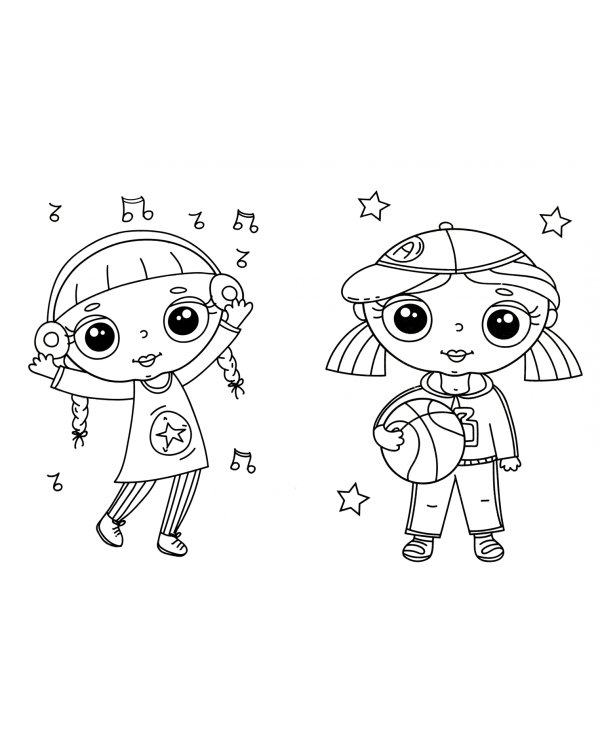 WOW Раскраска. Для девочек