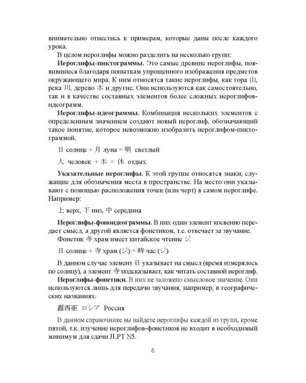 Стартовый справочник японских иероглифов. Учебное пособие