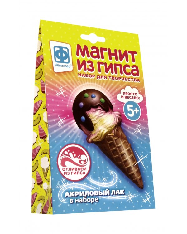 Магнит из гипса. В шоколаде