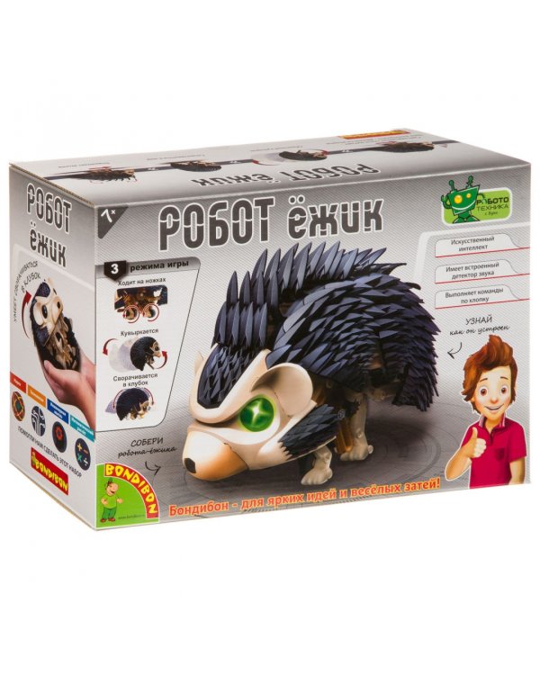 Французские опыты. Науки с Буки. Робот ежик