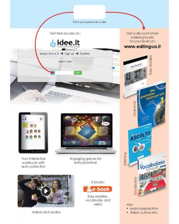 Nuovissimo Progetto italiano 1А. Libro + Quaderno + CD (+ DVD)