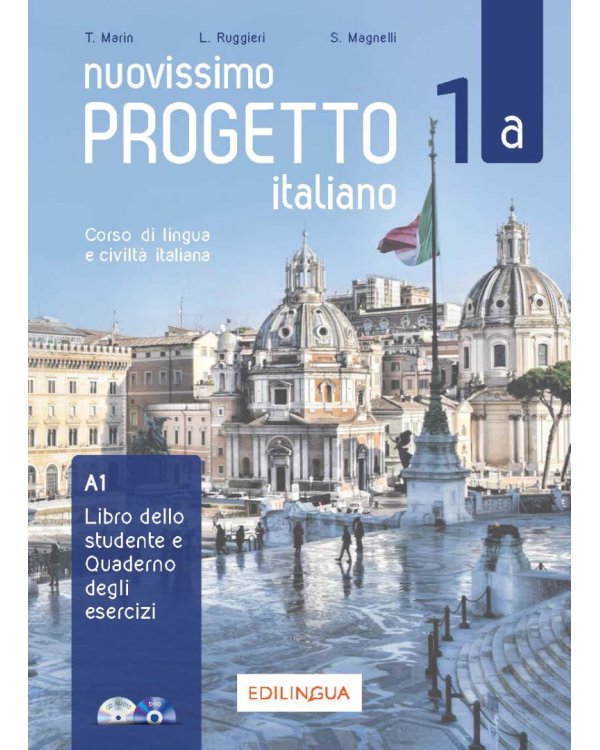 Nuovissimo Progetto italiano 1А. Libro + Quaderno + CD (+ DVD)