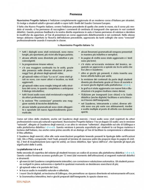 Nuovissimo Progetto italiano 1А. Libro + Quaderno + CD (+ DVD)