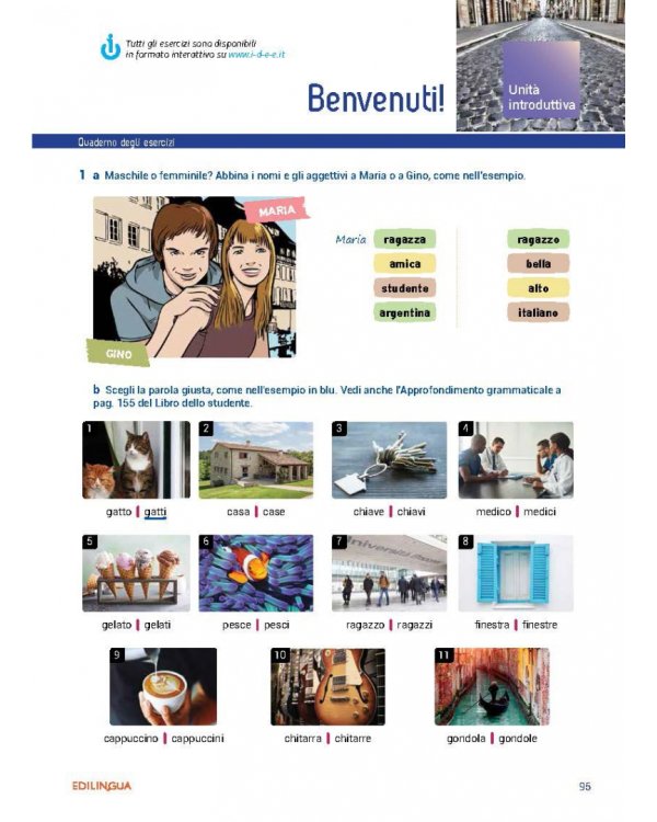 Nuovissimo Progetto italiano 1А. Libro + Quaderno + CD (+ DVD)