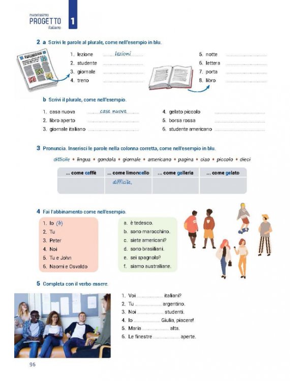 Nuovissimo Progetto italiano 1А. Libro + Quaderno + CD (+ DVD)