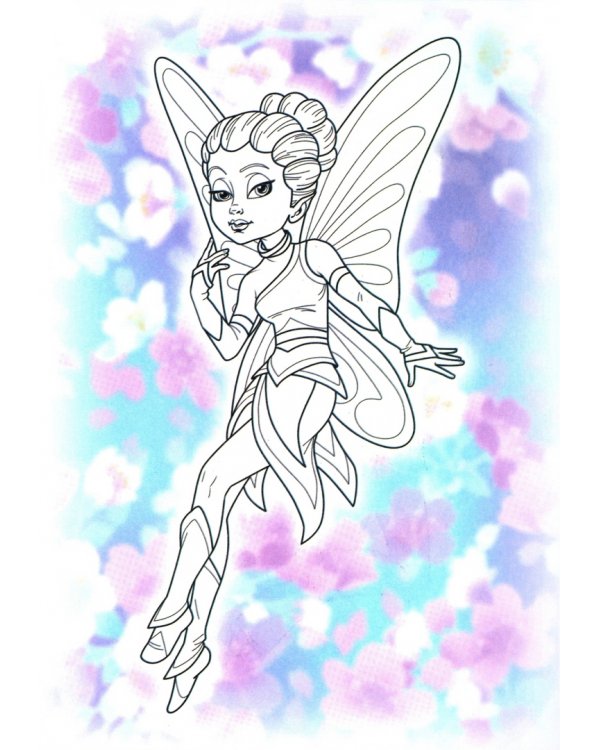 Сказочные феи. Раскраска