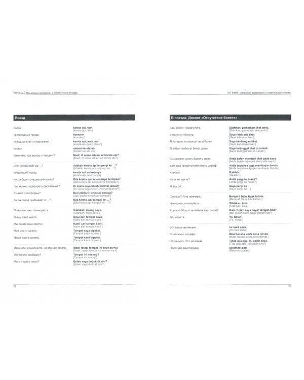 Малайский язык. Разговорник. Тематический словарь. 3000 слов