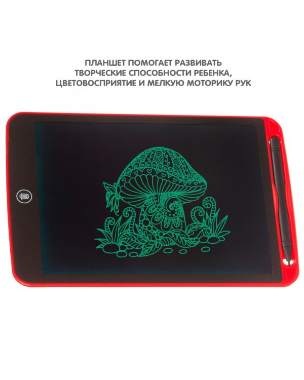 Планшет с жидкокристаллическим экраном, зелёные линии