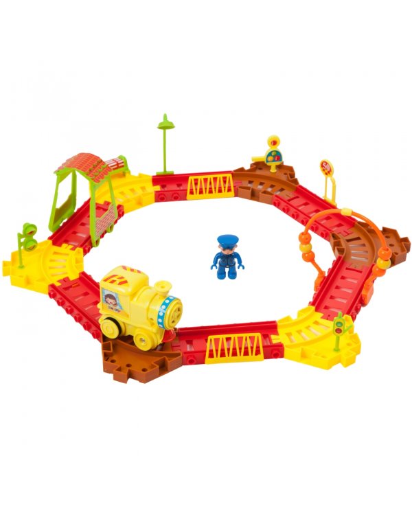 Конструктор. Железная дорога, 24 детали