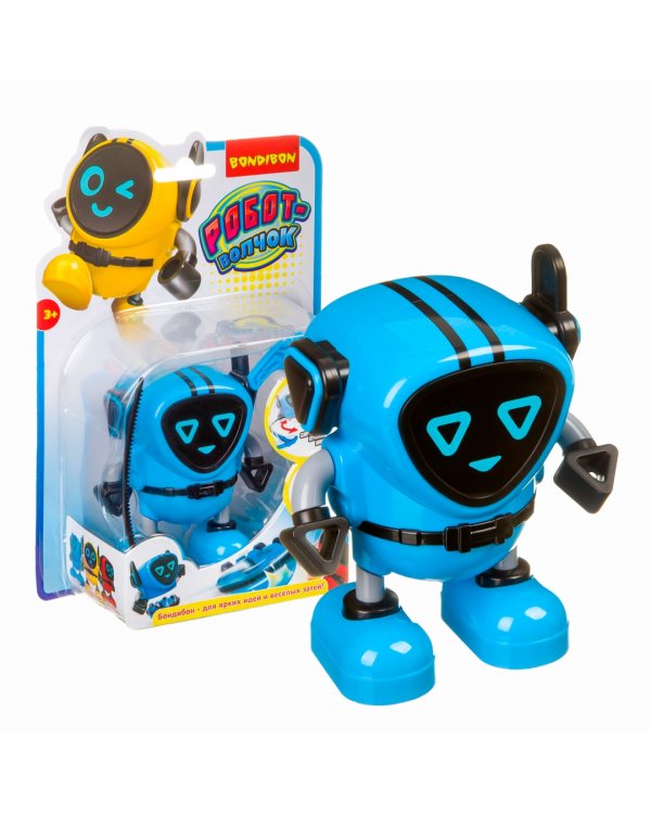 Робот-волчок многофункциональный с гироскопом, пусковым шнуром