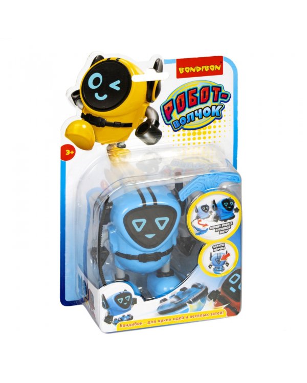 Робот-волчок многофункциональный с гироскопом, пусковым шнуром