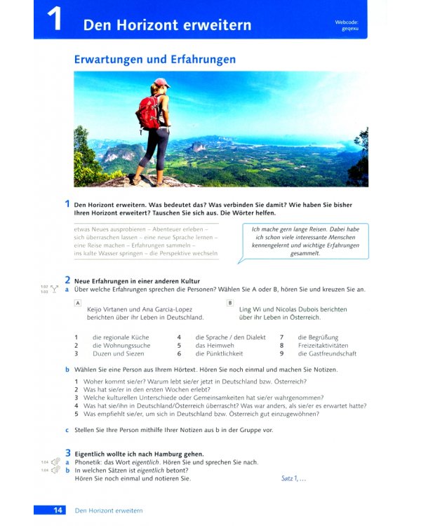 Weitblick B2.1. Kurs- und Übungsbuch + code. Das große Panorama