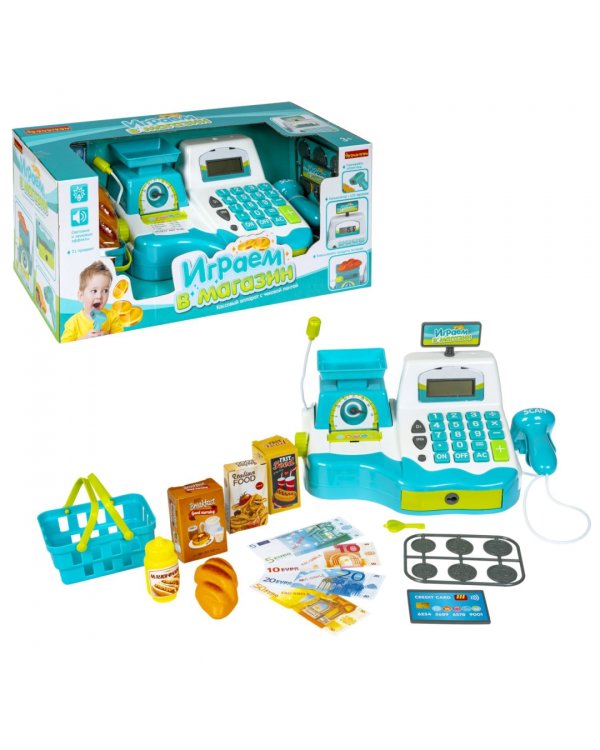 Играем в магазин с кассовым аппаратом, 21 предмет