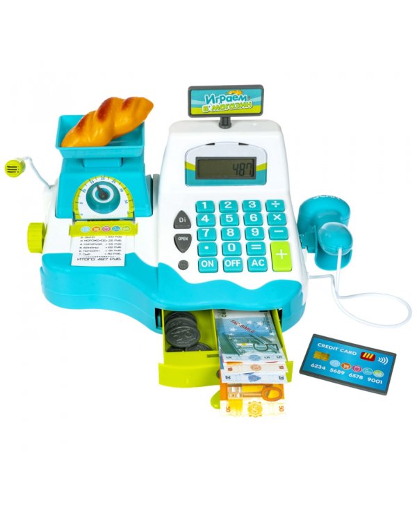 Играем в магазин с кассовым аппаратом, 21 предмет