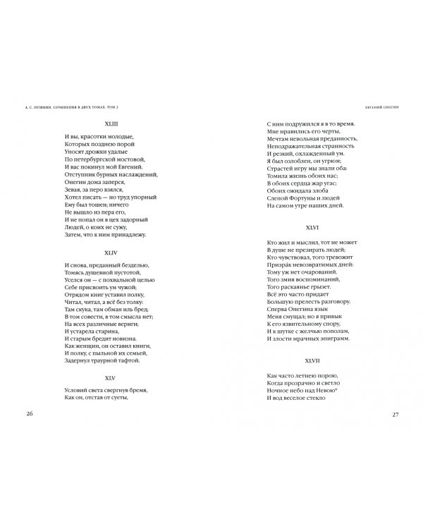 Сочинения в 2-х томах. Том 2. Роман в стихах "Евгений Онегин". Прозаические произведения