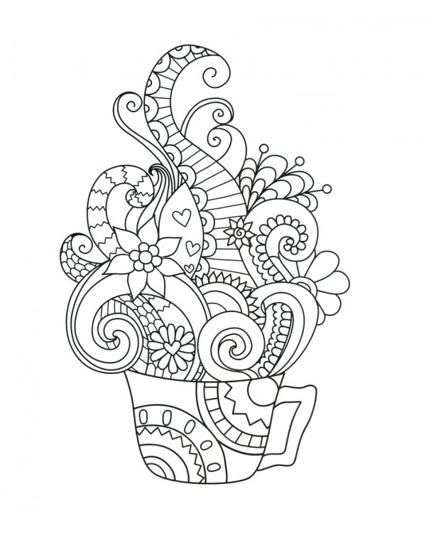 Антистресс-раскраска. Павлин и сказочный сад