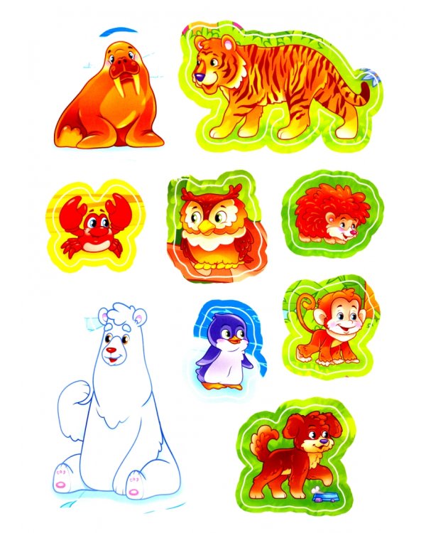Умные наклейки. Животные
