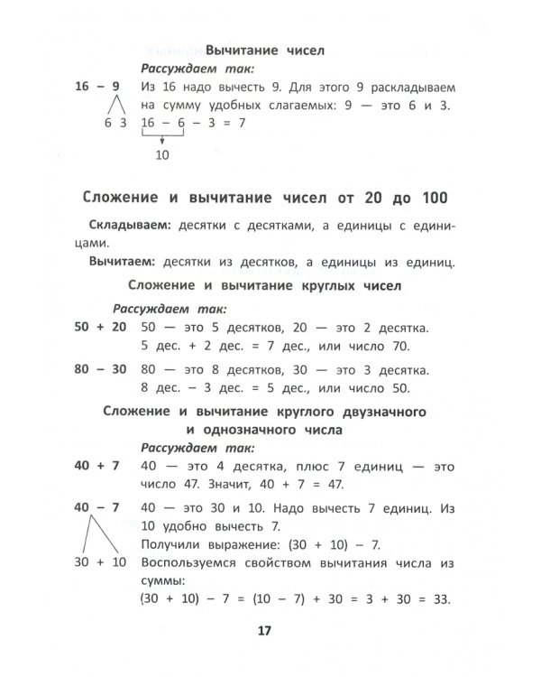 Правила математики. С наклейками, ребусами, кроссвордами