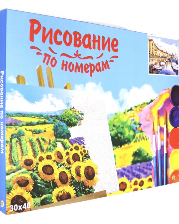 Рисование по номерам. Городская бухта