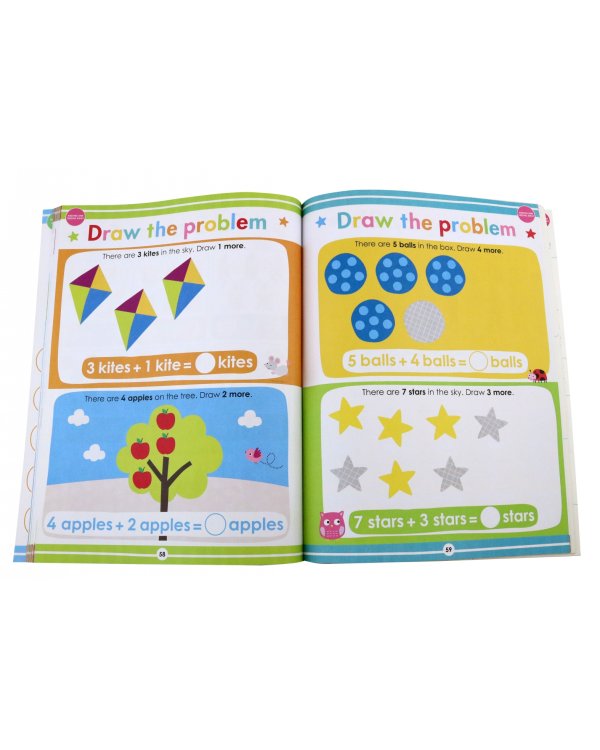 Kindergarten Extra Big Skills Workbook. Math Practice
