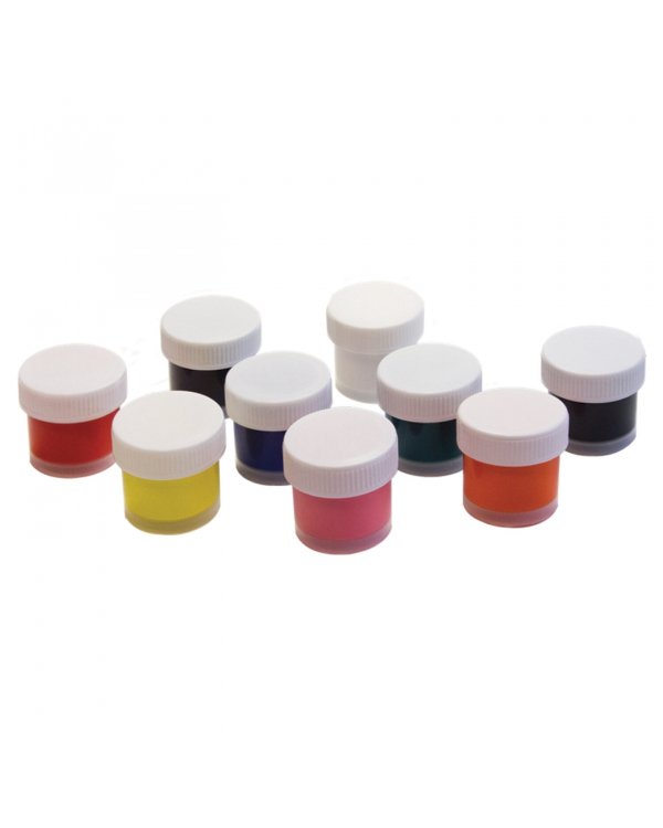 Краски по ткани, 9 цветов по 15 мл