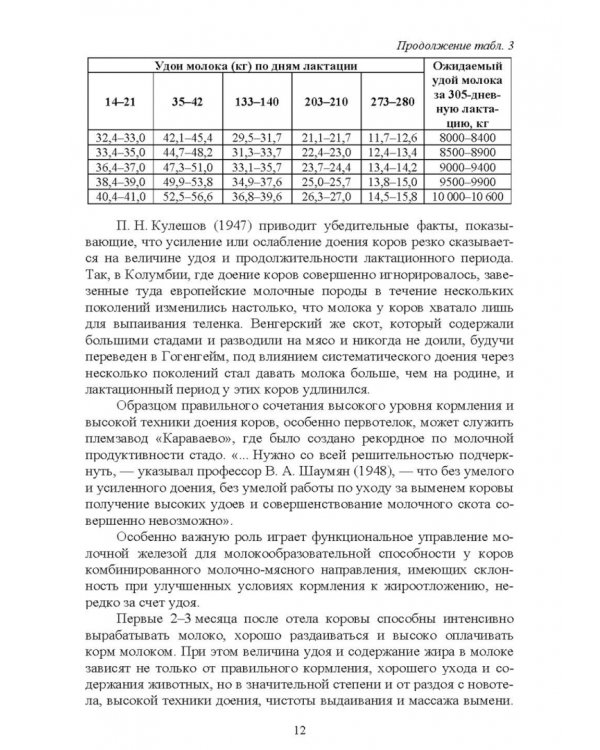 Ускоренная оценка коров-первотелок по молочной продуктивности за укороченные отрезки лактации