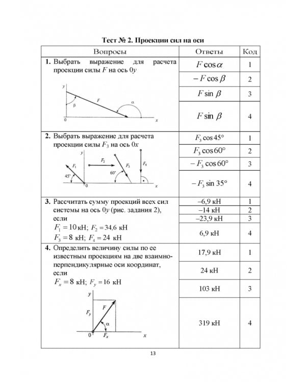Теоретическая механика. Примеры и задания для самостоятельной работы. Учебное пособие