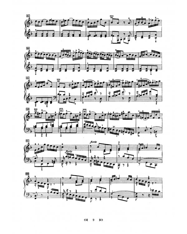 Klavierubung. Тетради 2–4. Ноты